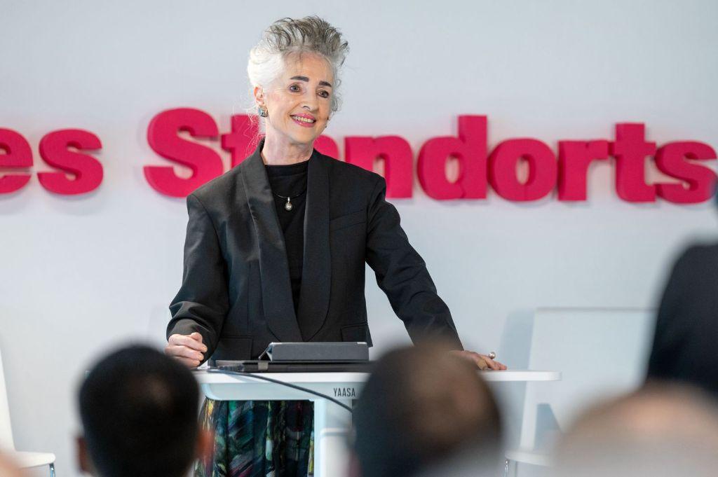 Regierungsrätin Carmen Walker Späh am Tag des Standorts