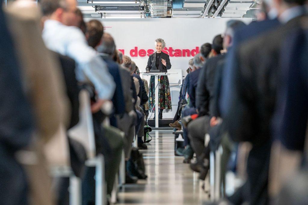 Regierungsrätin Carmen Walker Späh am Tag des Standorts