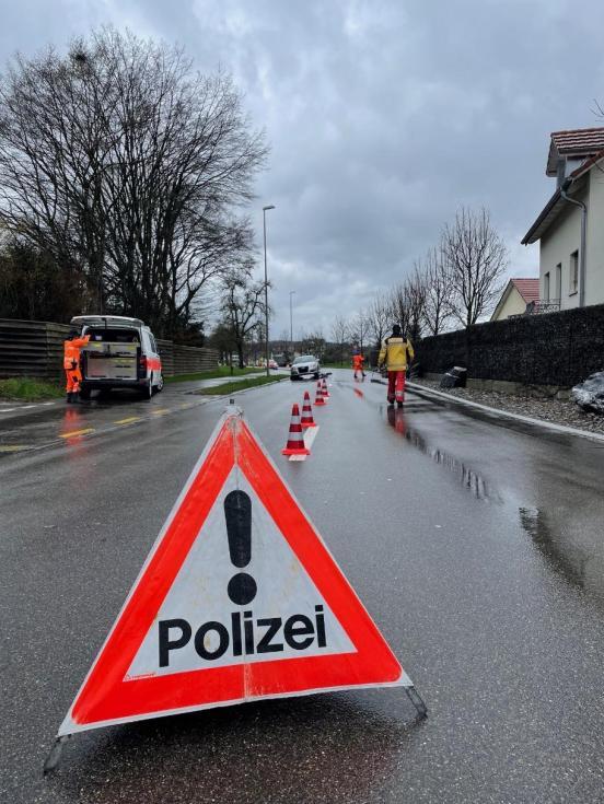 Verkehrsunfall auf der Esslingerstrasse