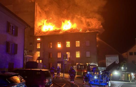 Brand in Steinmaur