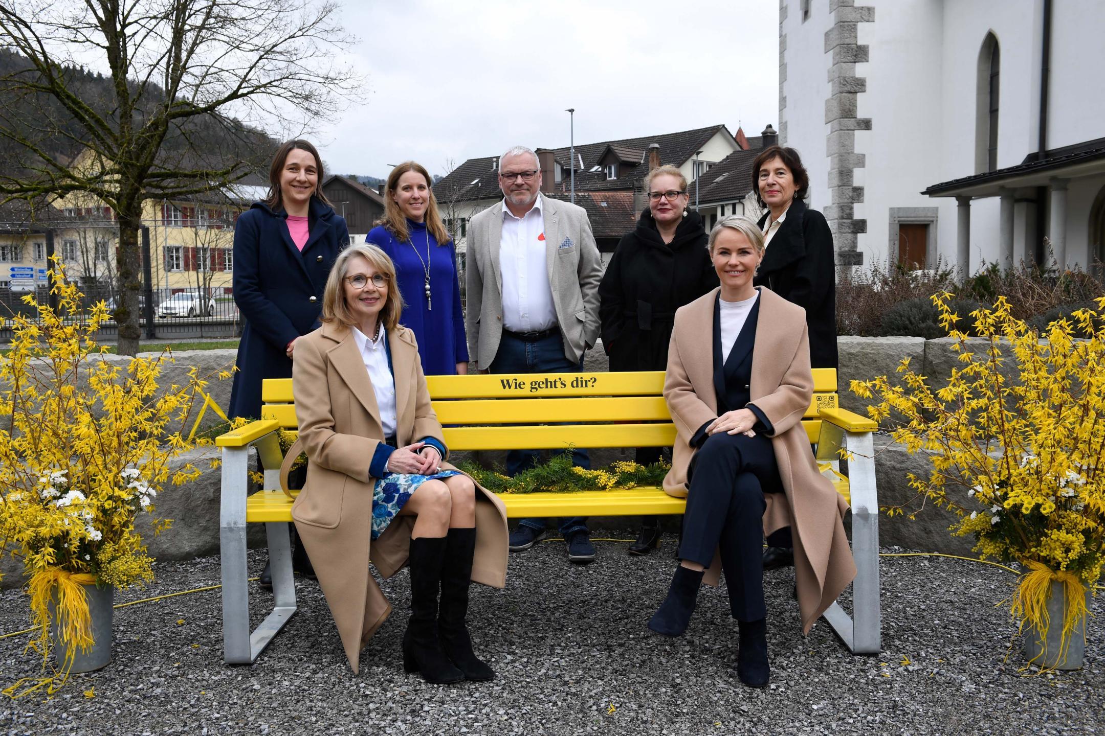 Einweihung des Bänklis