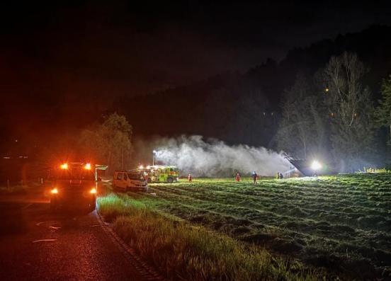 Brand eines Schopfes in Elgg 