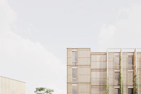Visualisierung Wohn- und Mittagsgruppengebäude