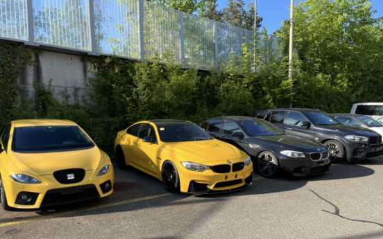 Stillgelegte Sportwagen aus Kontrolle im Limmattal