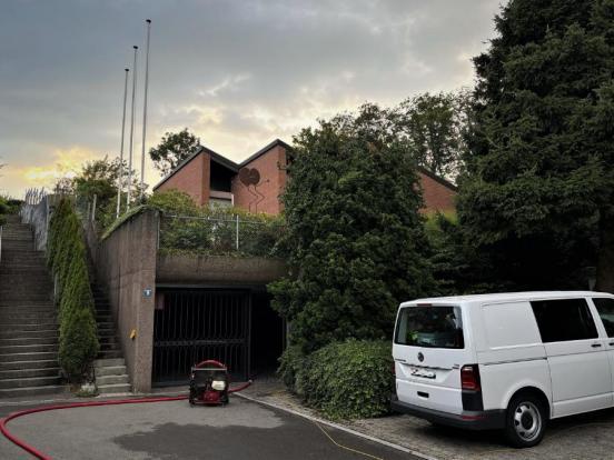 Keller des Einfamilienhauses wird entlüftet