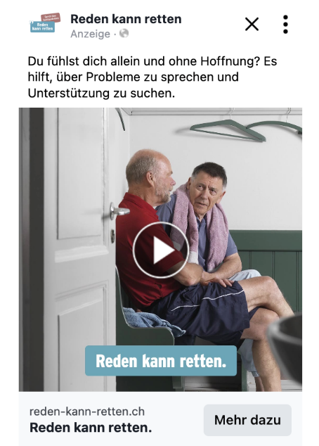 Zwei Männer reden miteinander