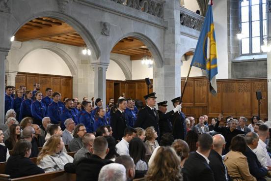 Ausmarsch der Vereidigten