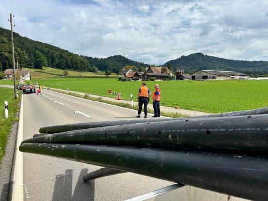 Übersichtaufnahme der Unfallstelle