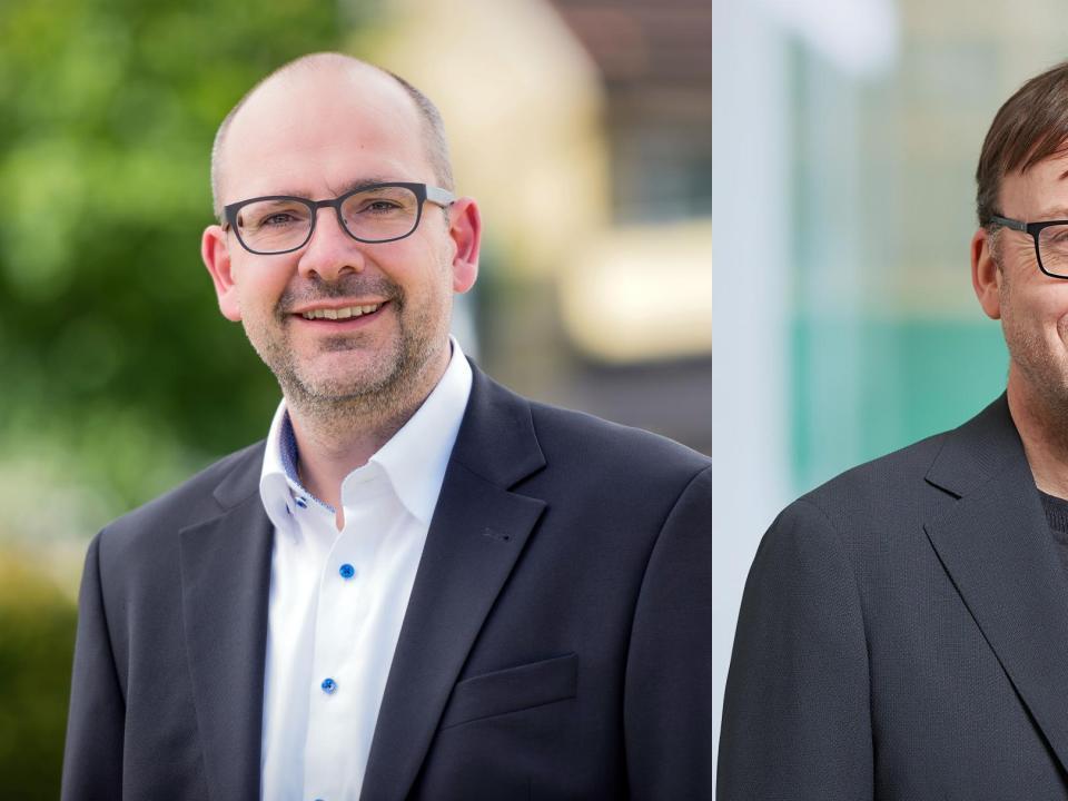 Die neuen Co-Verwaltungsdirektoren der ZHAW, Michael Bischofberger und Christian Gassner.