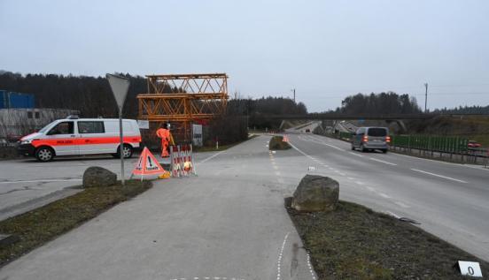 Übersicht der Unfallstelle in Kleinandelfingen 