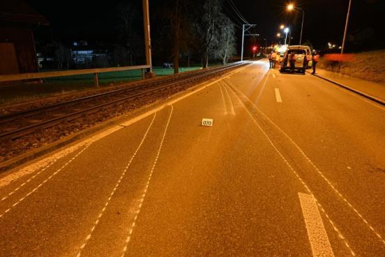 Selbstunfall in Esslingen 