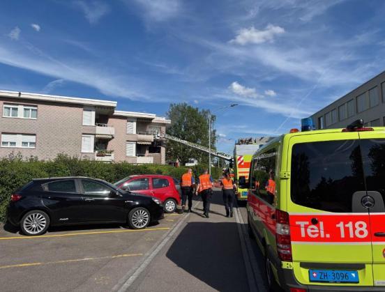 Polizei und Feuerwehr im Einsatz