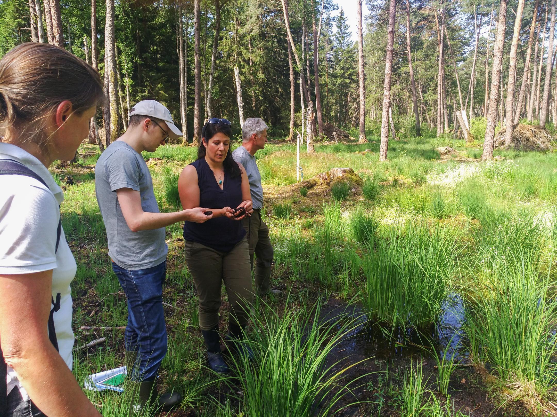 Regierungsrat Martin Neukom im Naturschutzgebiet