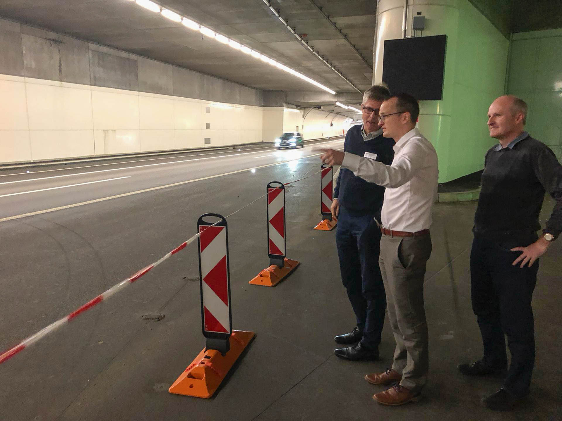 Regierungsrat Martin Neukom im Uetlibergtunnel