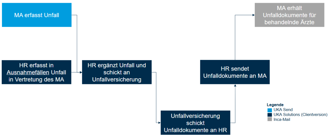Prozessbeschreibung digitale Unfallmeldung