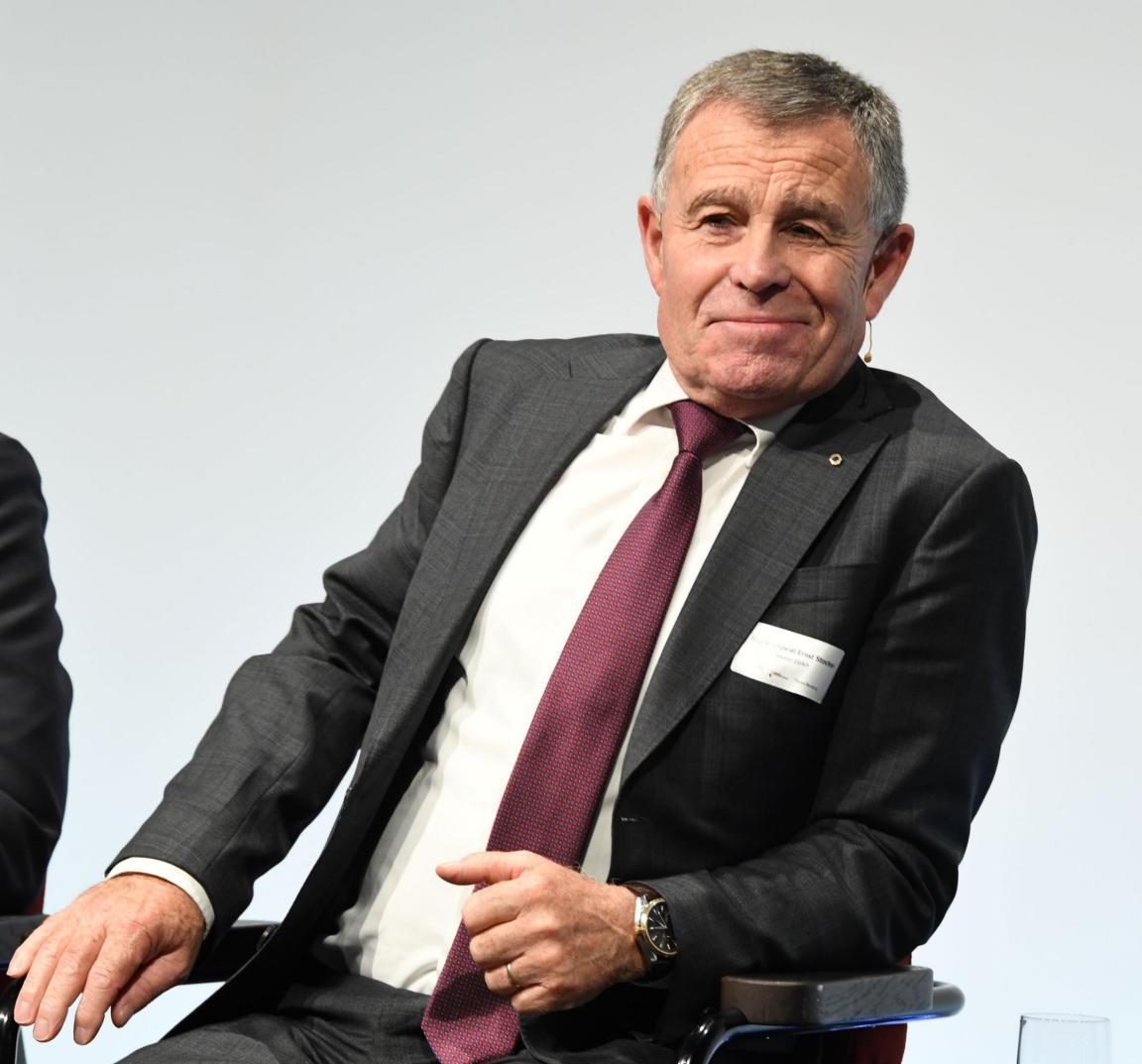 Regierungsrat Ernst Stocker nimmt an einem Panel zur Zukunft des Finanzplatzes teil