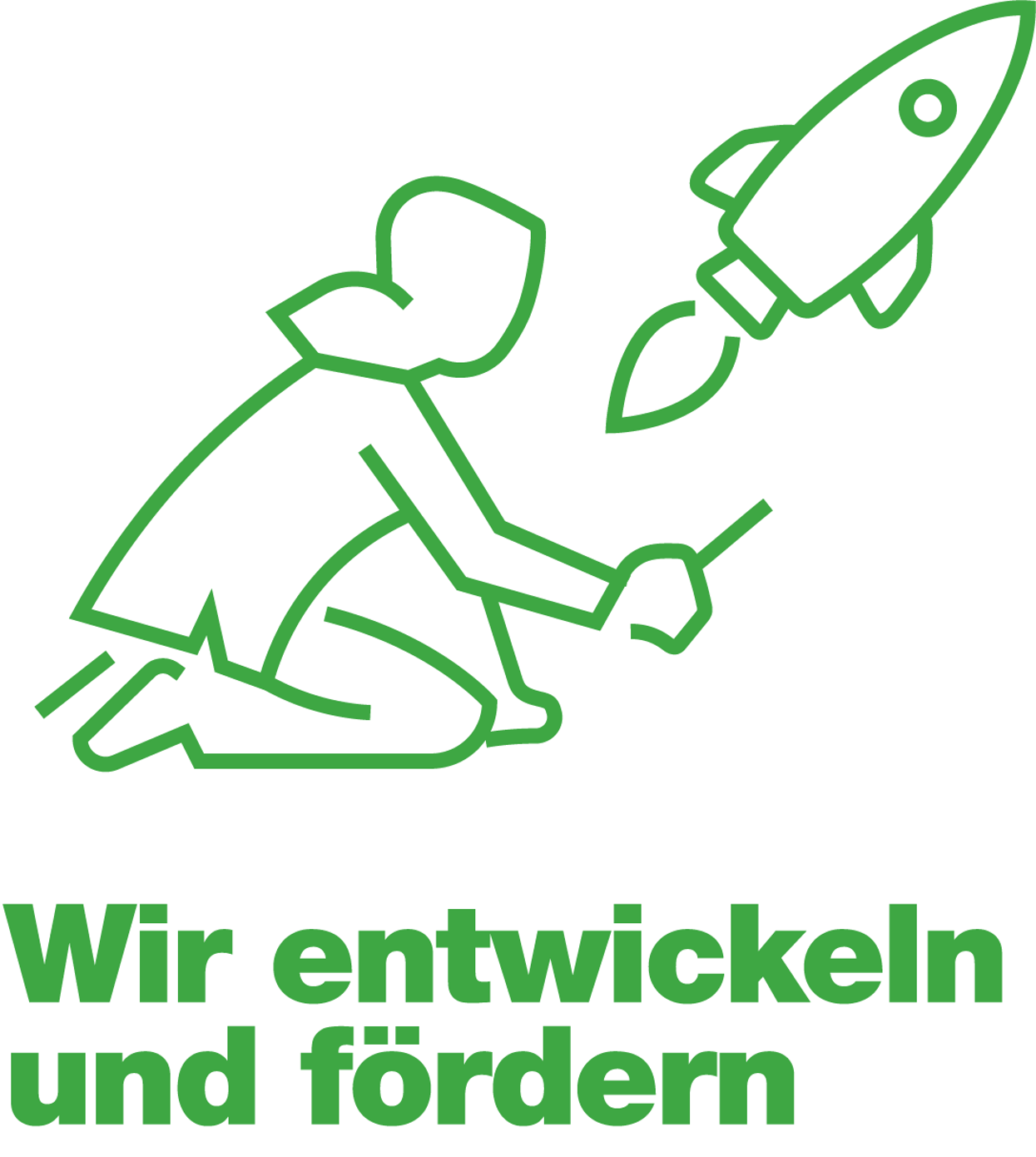 Wir fördern und fordern unsere Mitarbeitenden, wir nutzen unser Potential, wir unterstützen die Entwicklung unserer Mitarbeitenden, wir fördern Stärken und unterstützen bei Schwächen