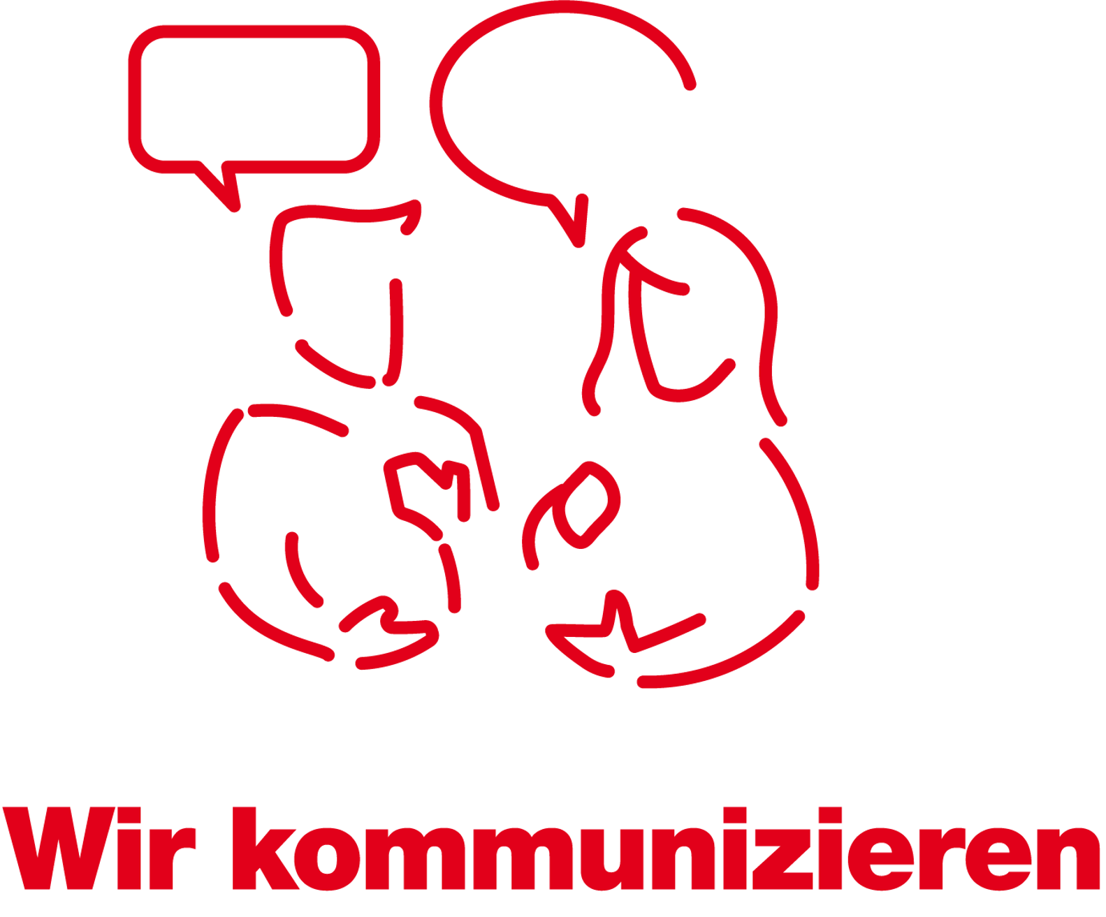 Wir sind offen und ehrlich, wir kommunizieren transparent und zeitnah, wir informieren über Wichtiges aktiv & wir kommunizieren in alle Richtungen