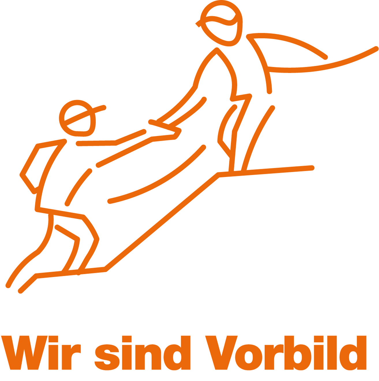 Wir sind echt und führen authentisch, wir leben vor, was wir voneinander fordern, wir sind motiviert und motivieren & wir stehen zu unseren Schwächen und arbeiten daran