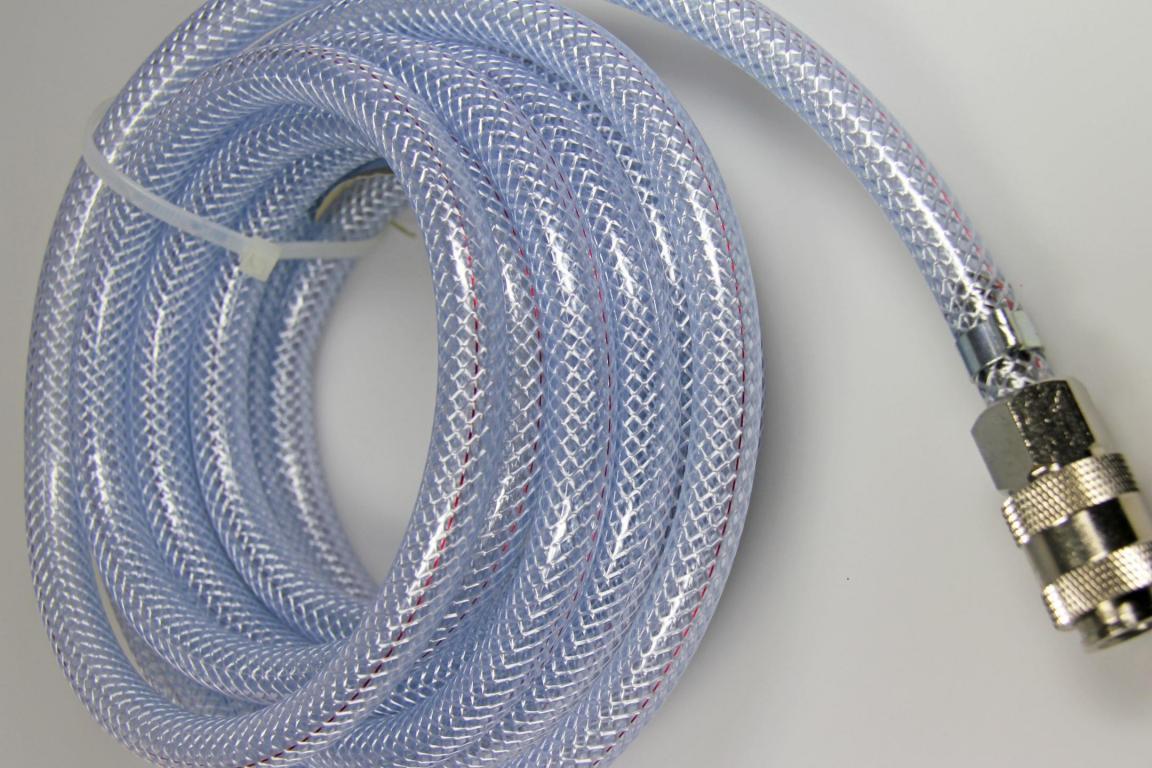 Transparenter Schlauch aus Weich-PVC