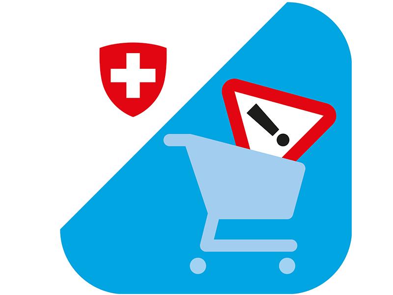 Icon der RecallSwiss App des BLV