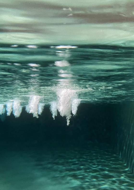 Trinkwasser in einem Reservoirbecken