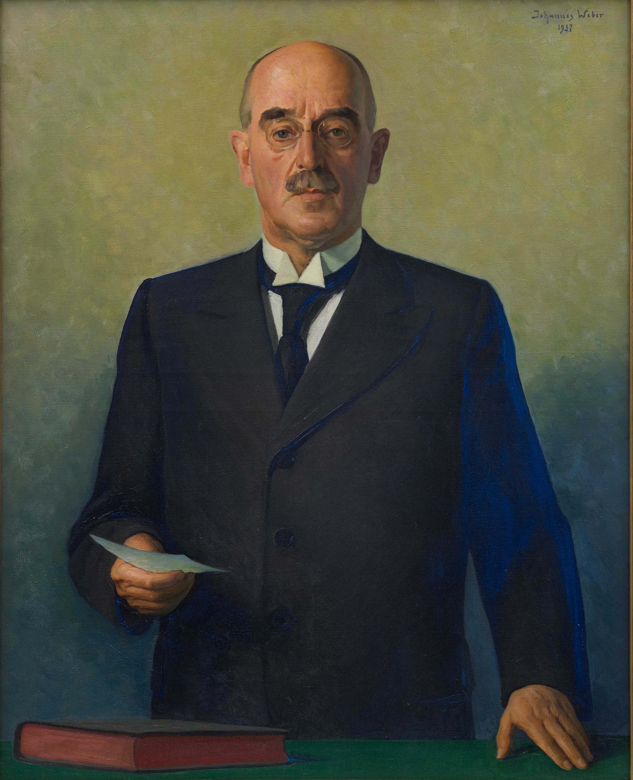 Porträt von Karl Hafner