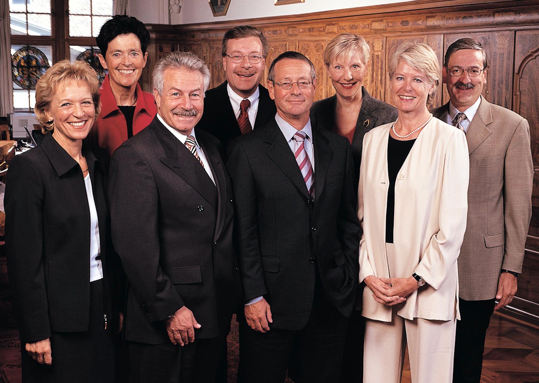 Offizielles Gruppenfoto des Regierungsrates.