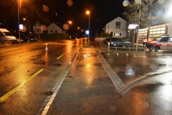 Übersicht der Unfallstelle; Einmündung in Hauptstrasse