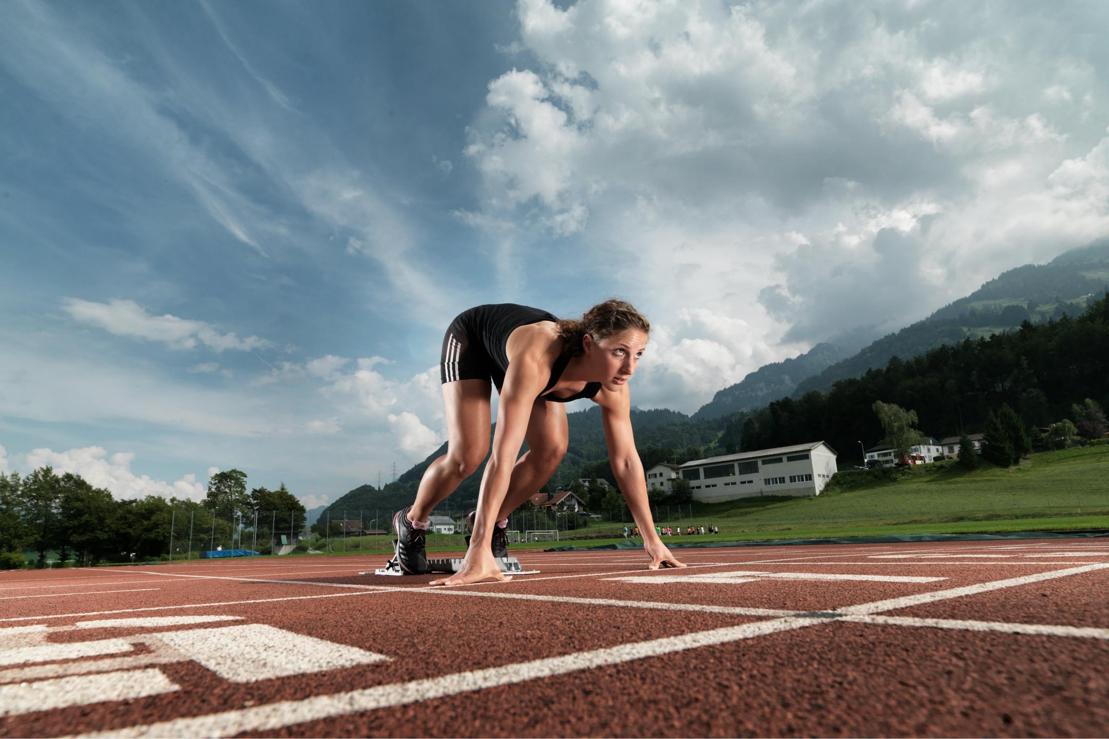 Leichtathletik im Sportzentrum Kerenzerberg