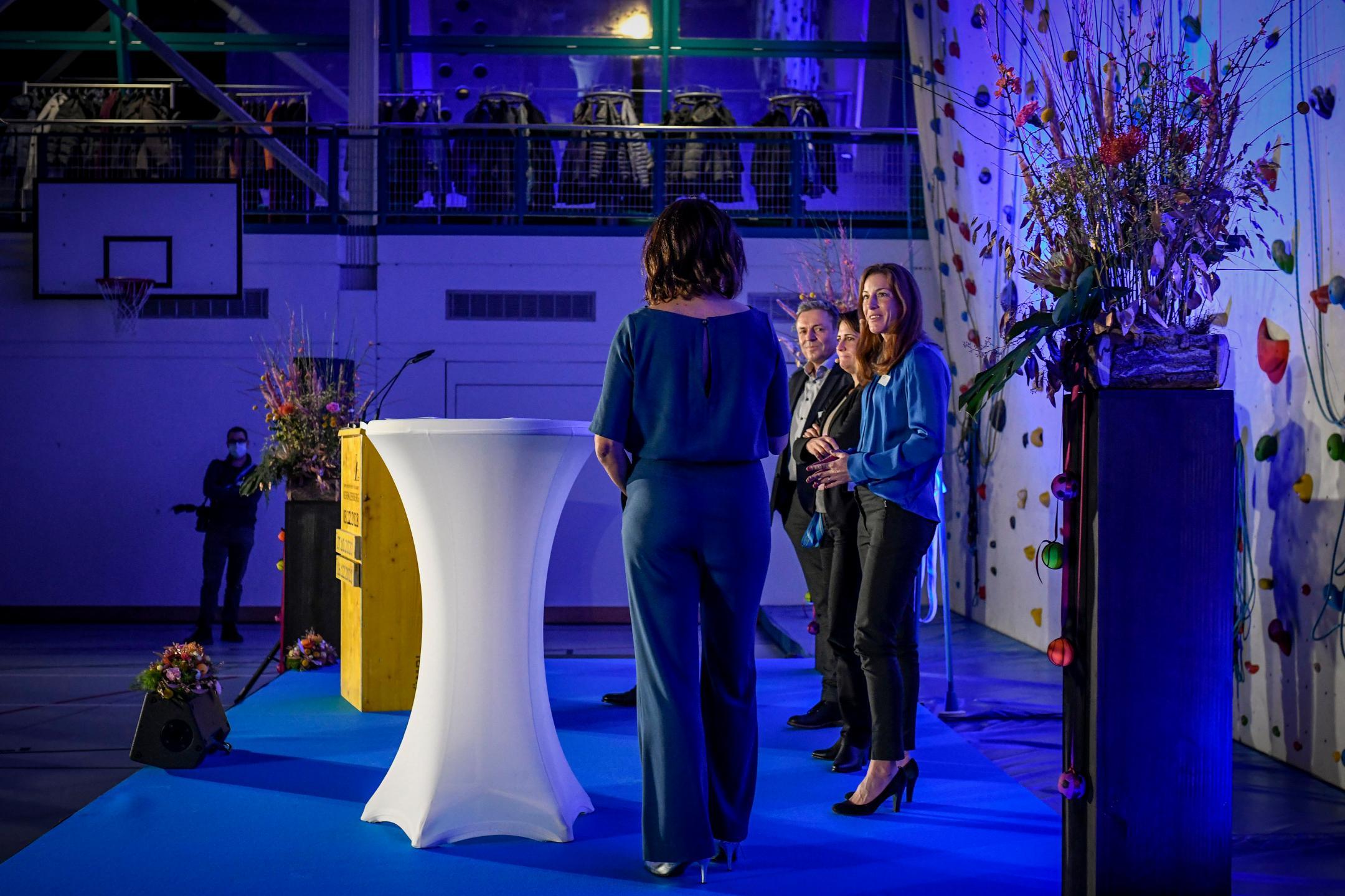 Impressionen zur Eroeffnung des Sportzentrum Kerenzerberg, am Donnerstag, 16. Dezember 2021 (Melanie Duchene)DIE BILDER DUERFEN NUR FUER DIE BESPROCHENE VERWENDUNG GEBRAUCHT WERDEN, WEITERE NUTZUNGEN SIND MIT DER FOTOGRAFIN, MELANIE DUCHENE ABZUKLAEREN.