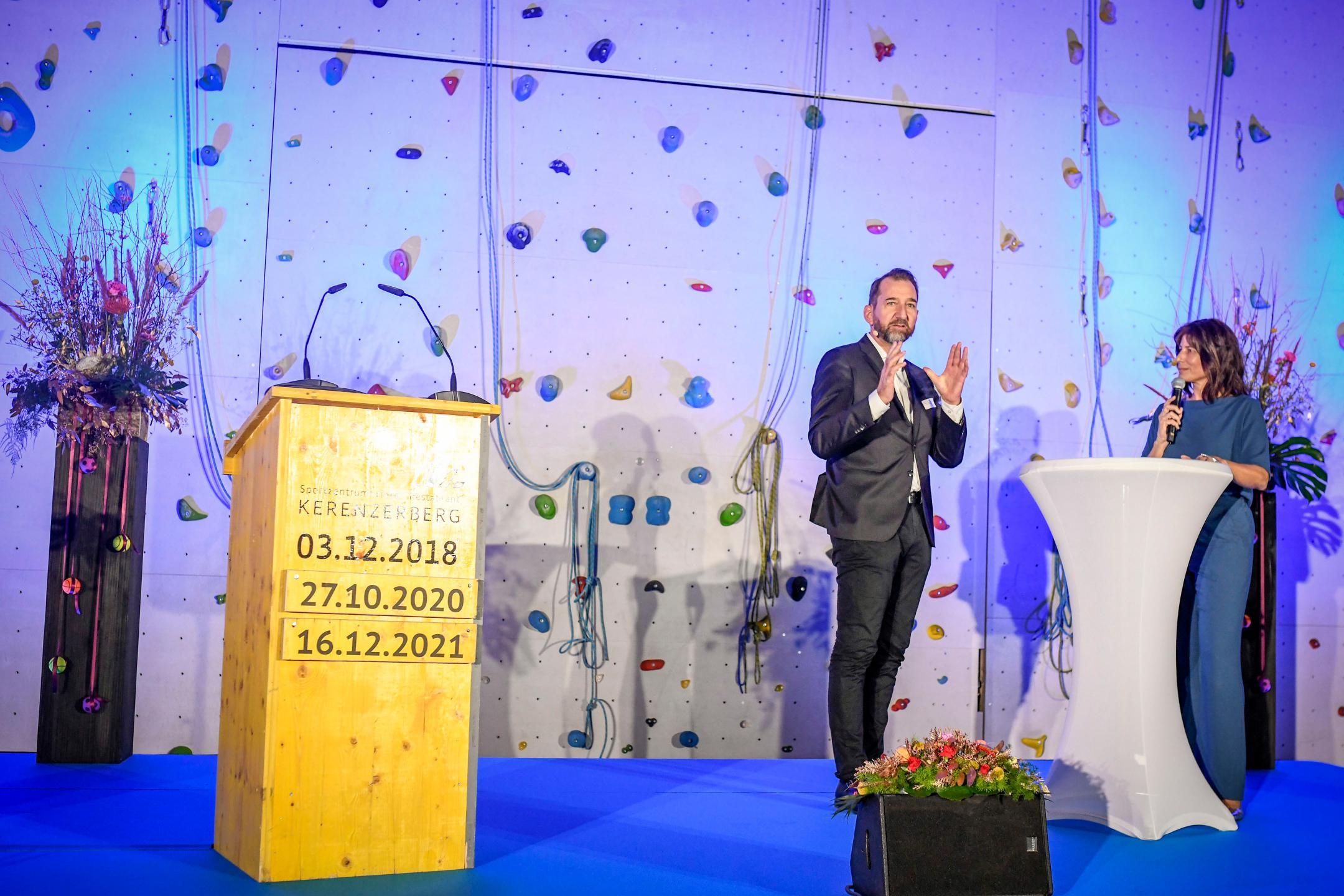 Impressionen zur Eroeffnung des Sportzentrum Kerenzerberg, am Donnerstag, 16. Dezember 2021 (Melanie Duchene)DIE BILDER DUERFEN NUR FUER DIE BESPROCHENE VERWENDUNG GEBRAUCHT WERDEN, WEITERE NUTZUNGEN SIND MIT DER FOTOGRAFIN, MELANIE DUCHENE ABZUKLAEREN.