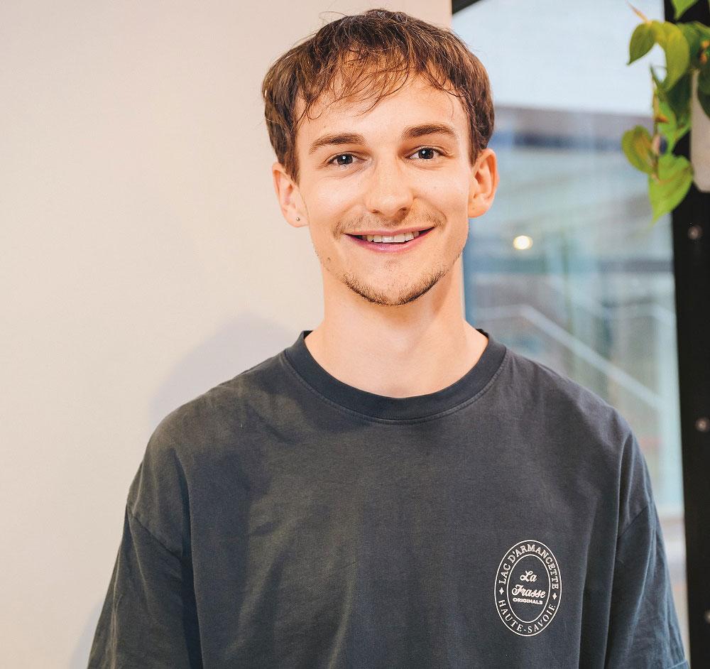 Samuel Imboden, Student, 6. Semester, Mitglied Fokusgruppe Fachstudium