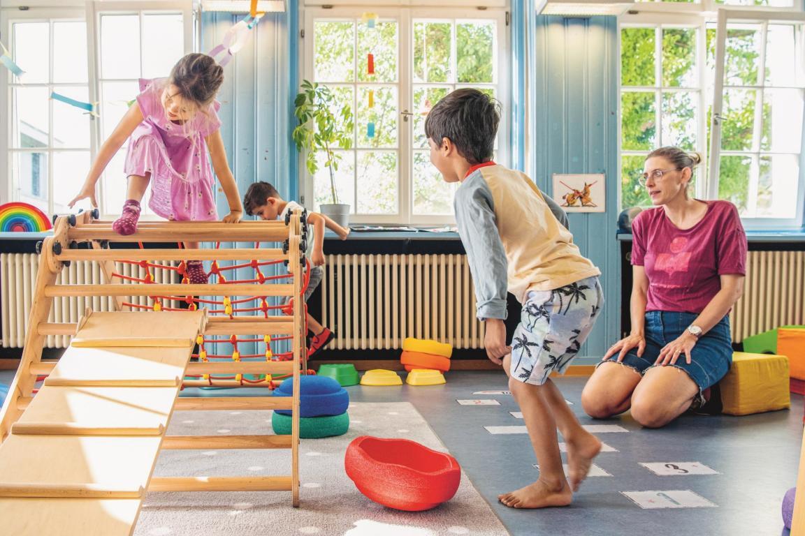 Thalwil 25. Juni 2025 - Fokusmodel LEAPS, Reportage über Spielgruppe in Thalwil. © Marion Nitsch/LUNAX