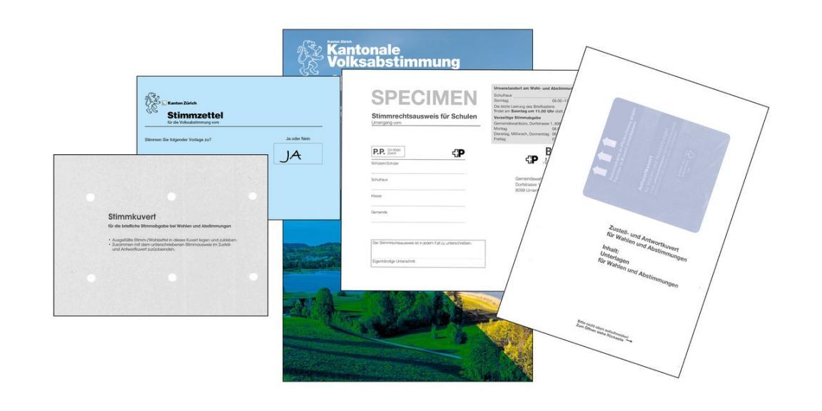 Abstimmungs- und Wahlunterlagen für den Unterricht auf Sekundarstufe I und II