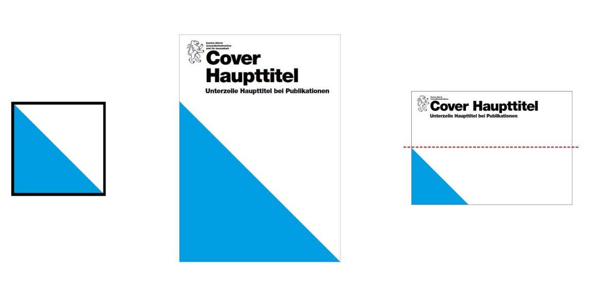 Die Logo-Flagge kann schwarzumrundet oder als Spickel unten links abgebildet werden.