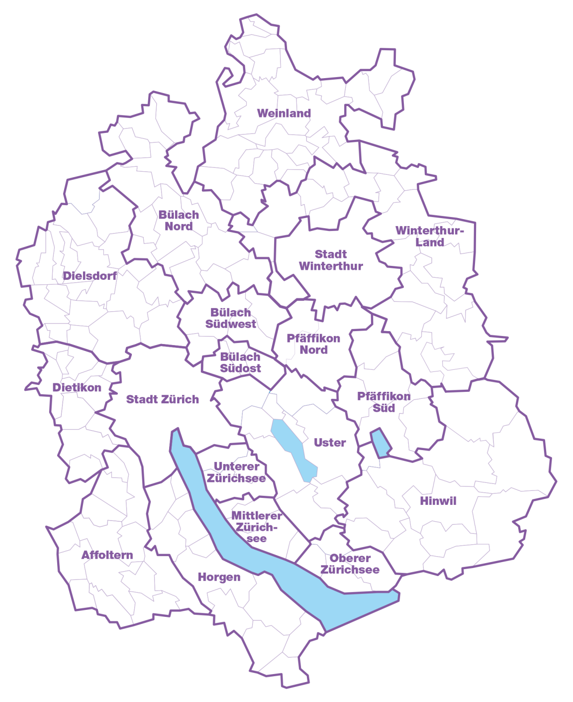 18 Versorgungsregionen