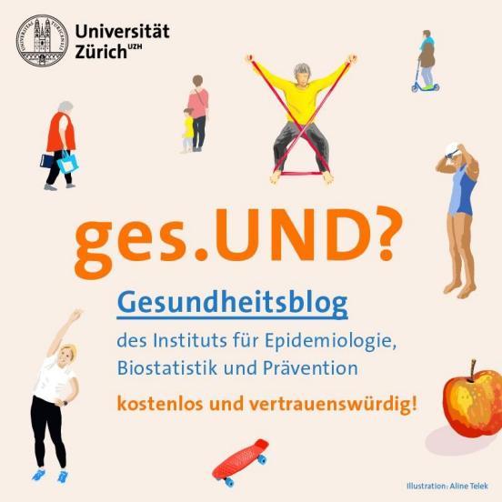 Kleine Bilder verschiedener Personen, welche sich bewegen und sportlich  betätigen.