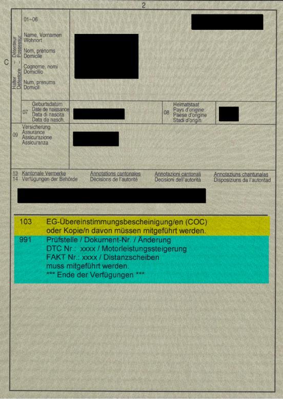 Fahrzeugprüfung Kanton Zürich