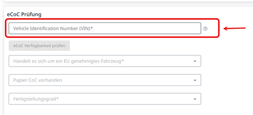 Start einer neuen Importmeldung im ASTRA-Portal