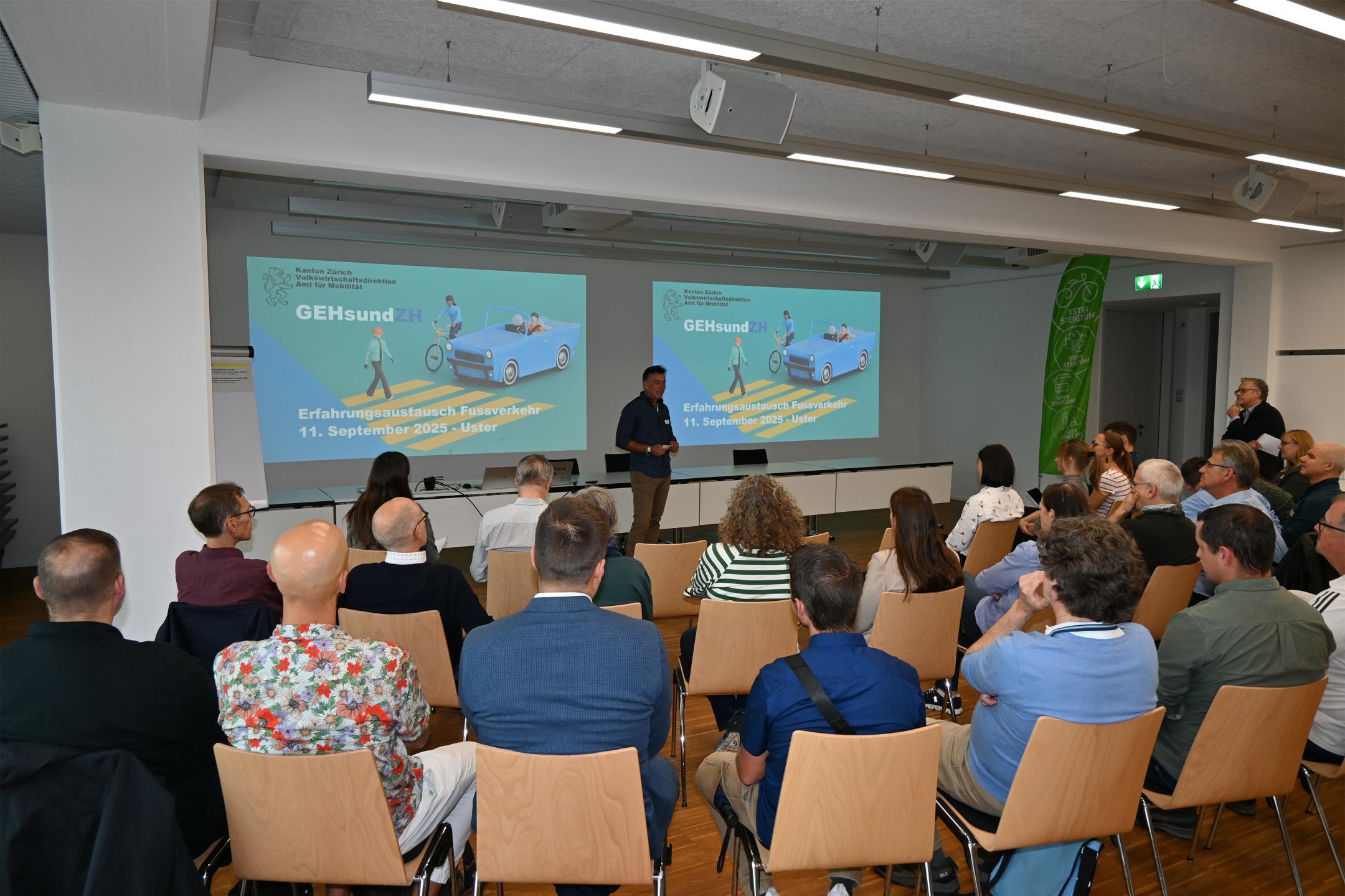 Begrüssung zum Erfahrungsaustausch Fussverkehr 2025