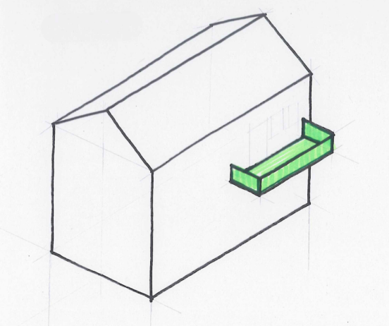 Balkon bei altrechtlichem Gebäude