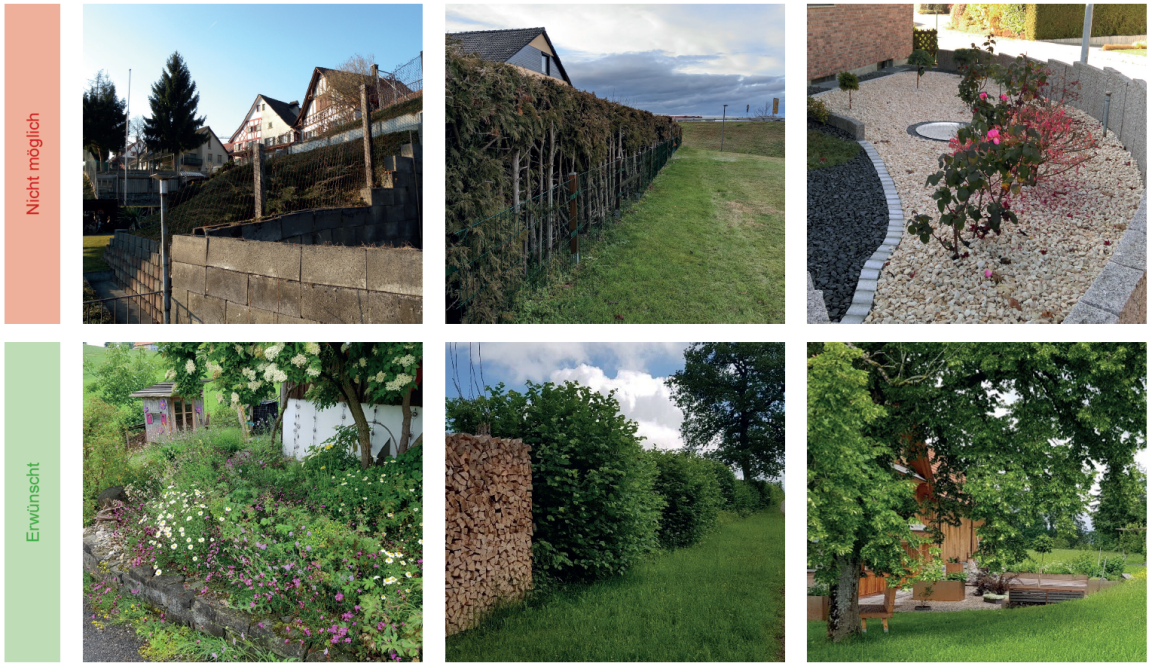 Beispielsammlung für mögliche bzw. nicht-mögliche Umgebungsgestaltungen
