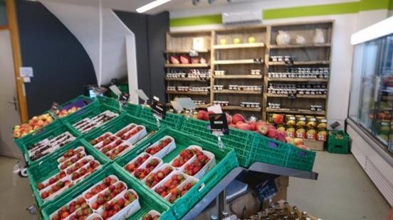 Innenaufnahme eines Hofladens