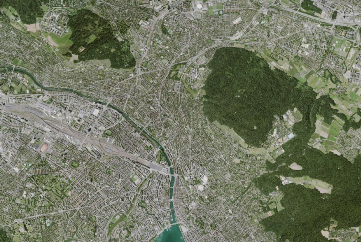 Das aktuelle Luftbild des Kantons Zürich.