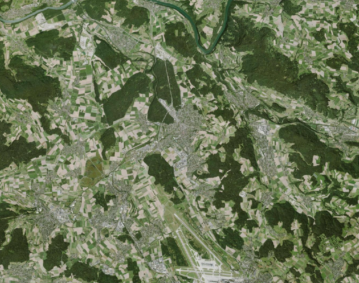 Orthofoto aufgenommen im Jahr 2024