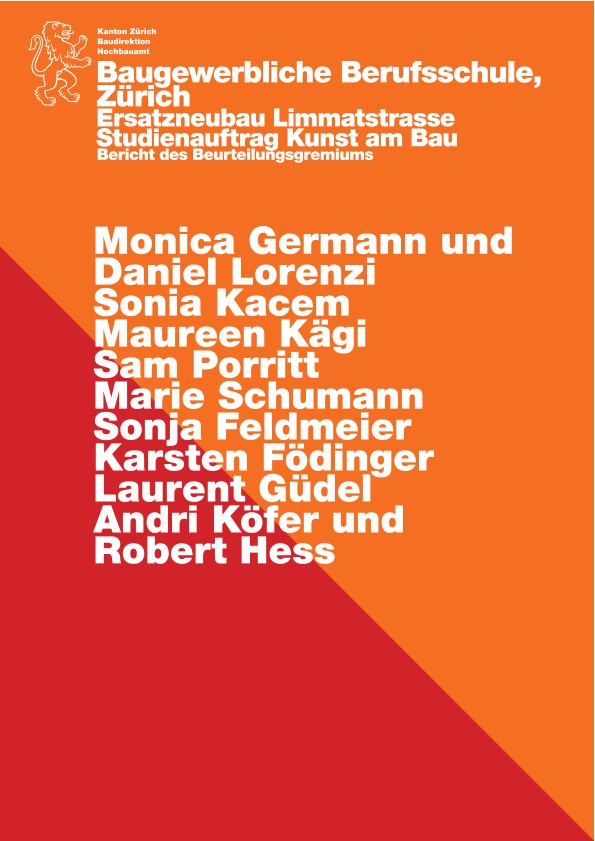 Studienauftrag Kunst am Bau Ersatzneubau Baugewerbliche Berufsschule Zürich - Bericht des Beurteilungsgremiums (2023)