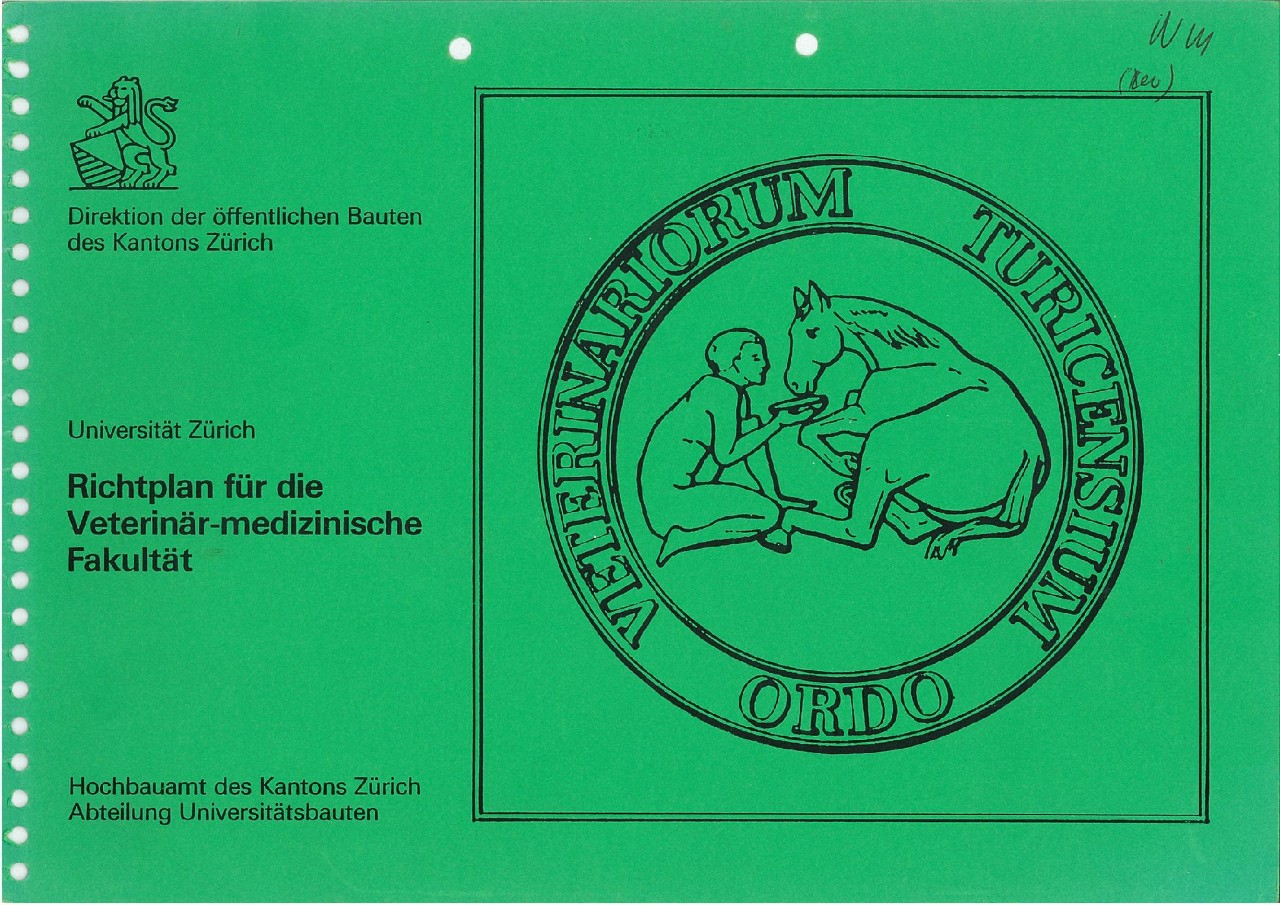 Richtplan für die Veterinär-medizinische Fakultät (1990)
