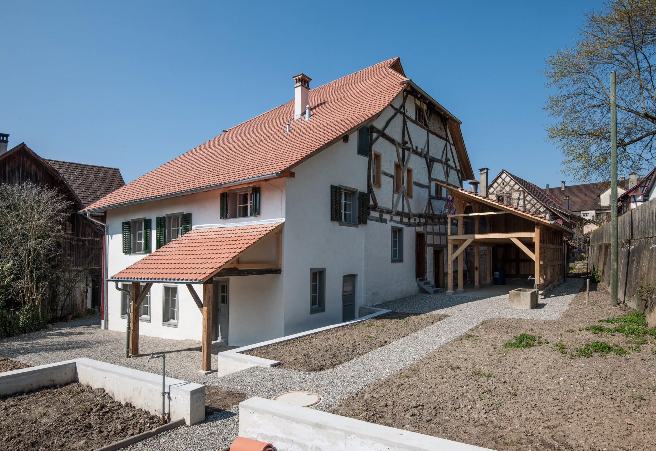 Restauriertes Gebäude.