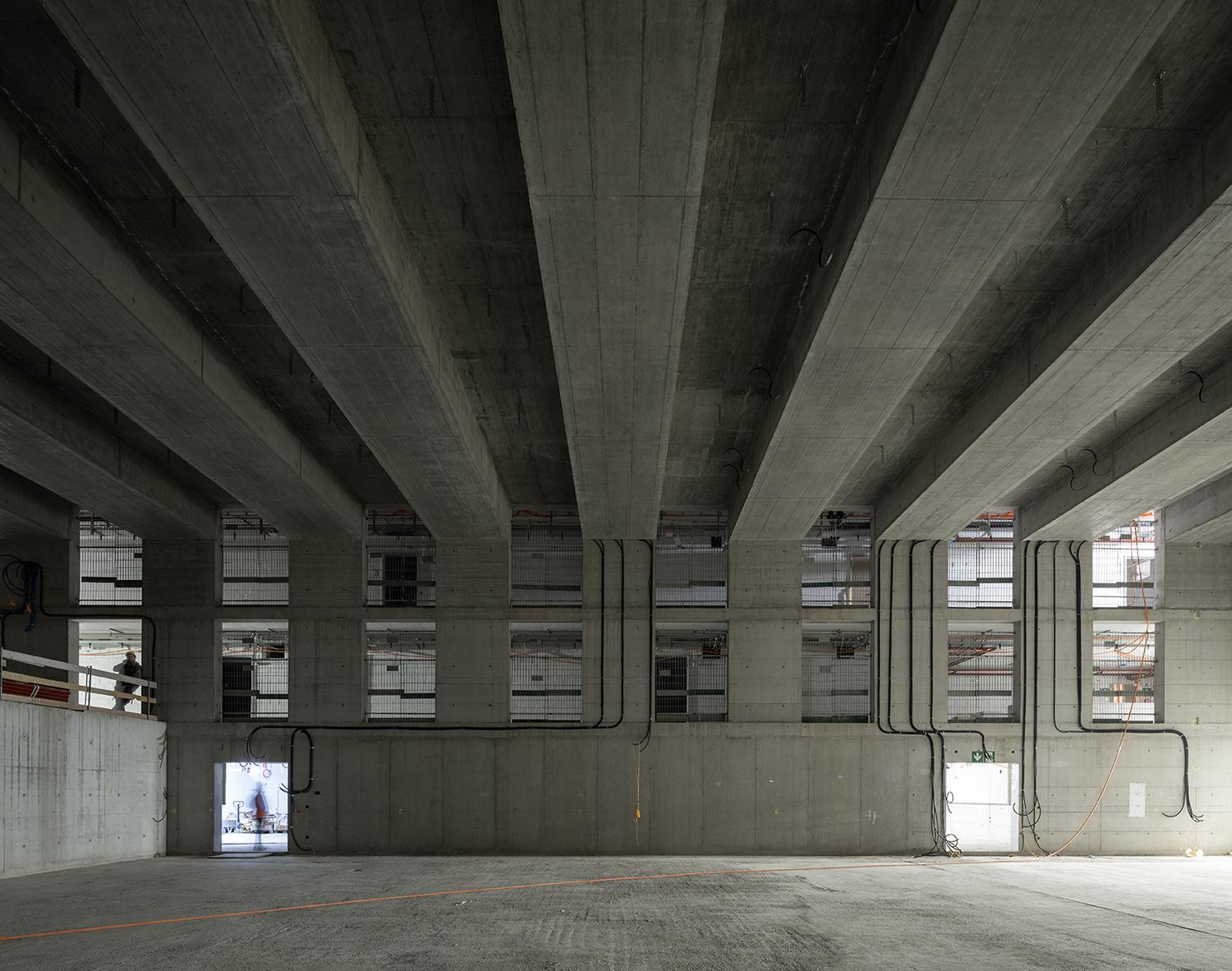 PJZ-baustelle von innen im Dezember 2019.